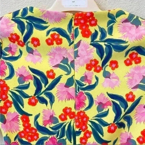 Saloni tropical floral sequins Dress 2 - Picture 6 of 14